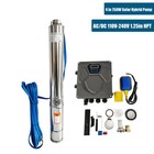 1hp 4  Od Ac dc 110v-220v Solar Powered Submersible Hybrid Bore Well Water Pump