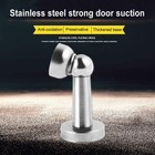 Magnetic Door Stop Holder Home Safety Stopper Guard Office Fitting Screws Catch