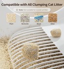 Automatic Smart Self-cleaning Cat Litter Box Large Capacity For Cats App Control
