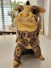 Antique Rare Netsuke Carving Etched Figure With Ink Inlay 7 Inch High Signed