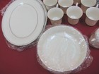 Noritake Fine China Sterling Cove Pattern 12 6 Pc Place Settings Sterling Rim