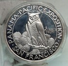 1915 Usa San Francisco Diego Panama Pacific World Expo 50 Dollars Medal I90697