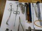 Vtg Medical Lot  Ear  Nose  Throat  Butt  You Name It  Blood Letting Knife Etc