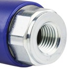 5 Prevost Silver Air Plug Coupler Irc061201 1 4  Fnpt 0 25 Inch  Blue