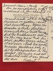 Vincent Price Handwritten Postcard Purch  From Vincent Price Estate 2aaa