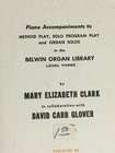 Organ Piano Plat Level 3 Music Book From Belwin