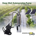 New 3  Solar Powered Water Pump Dc Deep Well 24v 250w Bore Hole Submersible Kits