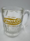 Vintage Frostop Root Beer Short Glass Mug With Handle Yellow Lettering