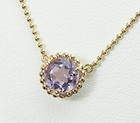 Tiffany   Co Sparkler Amethyst 18k Rose Gold Necklace Pendant With Pouch Gift
