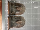 Indian Chief Head Bookends Original Antique Not A Reproduction Most Are See Pics