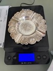 Thai Burmese 925 Silver Sterling Embossed Animal 5 75    Ashtray 155 Grams