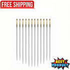 12pcs Easy Self-threading Sewing Needles Side Hole Hand Stitching Needles Diy Us