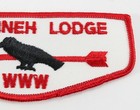 Vintage No Eye Colonneh Lodge 137 Www Oa Order Arrow Boy Scout Bsa Pocket Patch