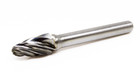 Sf-3 Nf Aluma Cut Tree Shape - Radius Premium Tungsten Carbide Burr