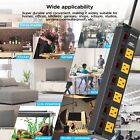 6-outlets 1200j Power Strip Surge Protector  Flat Plug 6ft Extension Power Cord