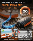 Paddle Board Electric Pump 18000mah Rechargeable 20psi Sup Pump   Intelligent Du