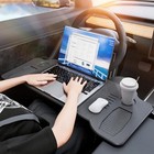 Car Tray Desk Folding Desk Steering Wheel Tray Eating Table For Tesla Model 3 Y