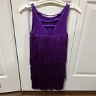 Purple Fringe Dance Costune 