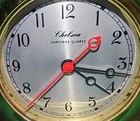 Chelsea Shipstrike Quartz Clock Brass Ships Clock-5 5  On Wood Mantle  Works