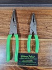 New Snap On Ln47acf   Ln46acf Needle Nose slip-joint Combination Green Plier Set