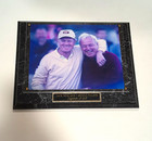 Jack Nicklaus Arnold Palmer Legends Of Golf Wood Wall Plaque 13x10 1 2  Black