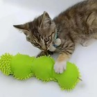 1 Pc Caterpillar Cat Chew Toy With Catnip Silvervine Interactive Kitten Toy