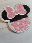 Minniemouse Iron On Embroidered Patch 2 75  For Crafts Hats Bags Jackets