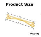 3-packs Tie Clips Shirt Collar Bar Collar Pins For Men Tie Pins Collar