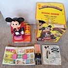 Vintage 1976 Walt Disney Mickey Mouse Magician Magic Trick Show Toy By Durham     