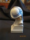 Antique Vintage Porcelain Half Doll Related Lady Pin Cushion