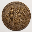 1930 Pacific Amer  Intl  Exposition  Hk-159 Uss Oregon  bulldog Of The Navy 