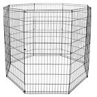 48 dog Playpen 8 Panel Dog Crate Pet Puppy Kennel Folding Exercise Pen Dog Fence