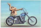 David Mann Motorcycle Art Poster 22    Vintage Biker Wall Print24x36
