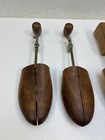 Vintage Wood Shoe Trees Shapers Set Of 2 Pairs Xl Hanover Cedar Adjustable Boots