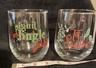 Christmas Wine Glass Set Stemless Jingle Juice And Tis The Season Holidays