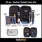 Guitar Pedal Care Kit  12-piece  Cleaners  Wrench Set  Brush  Detailer  Case