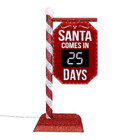 Member s Mark 5  Pre-lit Santa Countdown Calendar