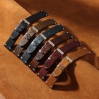 Retro Oil Wax Genuine Leather Watch Band 18 19 20 21 22 24mm Thin Cowhide Strap