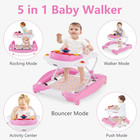 Baby Walker  5 In 1 Behind Walker Learning Seated Rocker Bouncer With Removable