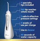 Waterpik Cordless Advanced 2 0 Water Flosser For Teeth  Gums  Braces Dental Care