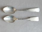 Two American Coin Silver Spoons  assorted Makers    79 4g
