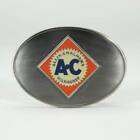 Allis Chalmers Logo Brushed Metal Pewter Belt Buckle 03098
