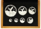 2024 Mexico Proof Libertad Silver 7 Coin Set Monedas Onzas Rare Mintage 125 