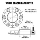 6x5 5 Wheel Spacers 1 5  Hubcentric 6x139 7 For Tacoma 4runner Fj Cruiser Tundra