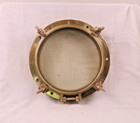 Antique Large Wwii Bronze Maritime Ships Porthole Hinged Window