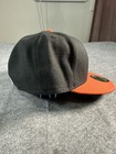 Minor League Baseball Hat Cap Fitted Mens 8 Black Orange Milb 59fifty New Era
