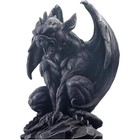 Gargoyle Sculpture W  Wings Gothic Garden Statue Halloween Decor Protects Home