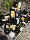 Assorted Glass Liquor Wine Bottles Empty Mix Variety Lot Of 15