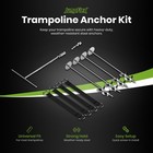 Jumpflex Trampoline Anchor Kit Pro  Heavy Duty Ground Anchoring Metal Stakes Set