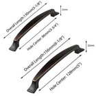 Traditional Kitchen Cabinet Pulls Handles Oil Rubbed Bronze Classic Drawer